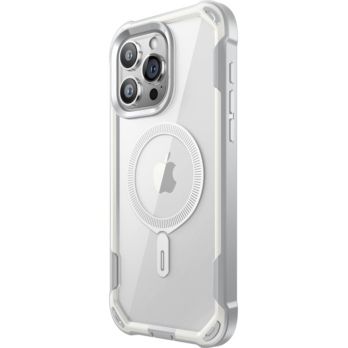 Etui Supcase i-Blason Ares Mag z MagSafe do iPhone 15 Pro, białe